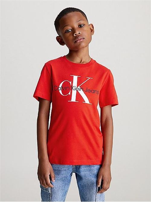CK MONOGRAM SS T-SHIRT CALVIN KLEIN JEANS | IU0IU00460T/XA7